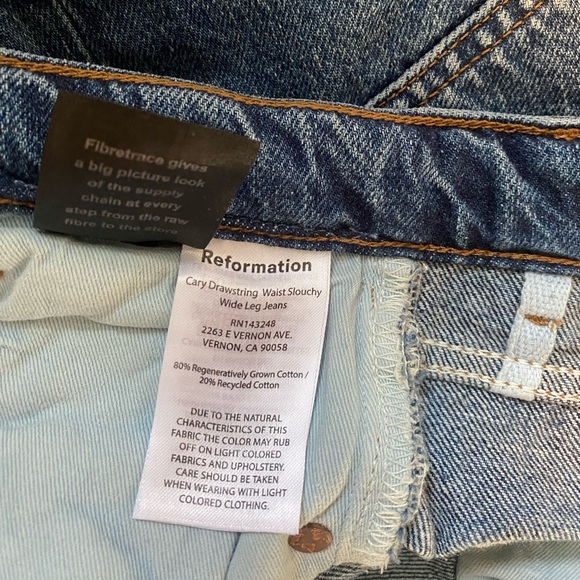 Reformation Cary High Rise Wide Leg Jeans - Picture 7 of 7